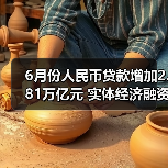 6月份人民币贷款增加2.81万亿元 实体经济融资需求显著回升（图4）