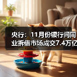 央行:11月份银行间同业拆借市场成交7.4万亿元 同比减少17.3%(图4) 央行:11月份银行间同业拆借市场成交7.4万亿元 同比减少17.3%(图4)