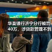 华夏银行济宁分行被罚40万,涉贷款管理不到位(图1) 华夏银行济宁分行被罚40万,涉贷款管理不到位(图1)