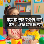 华夏银行济宁分行被罚40万,涉贷款管理不到位(图2) 华夏银行济宁分行被罚40万,涉贷款管理不到位(图2)