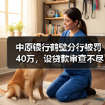 中原银行鹤壁分行被罚40万,设贷款审查不尽职(图4) 中原银行鹤壁分行被罚40万,设贷款审查不尽职(图4)