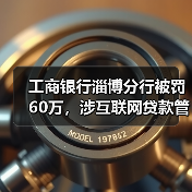 工商银行淄博分行被罚60万,涉互联网贷款管理不到位等(图4) 工商银行淄博分行被罚60万,涉互联网贷款管理不到位等(图4)