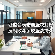 证监会表态要坚决打好反腐败斗争攻坚战持久战总体战(图2) 证监会表态要坚决打好反腐败斗争攻坚战持久战总体战(图2)