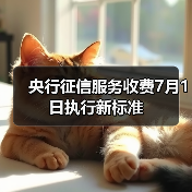 央行征信服务收费7月1日执行新标准(图2) 央行征信服务收费7月1日执行新标准(图2)