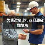 为货运物流行业打通金融堵点(图1) 为货运物流行业打通金融堵点(图1)