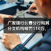 广发银行长春分行和其分支机构被罚110万，涉贷款资金回流转存保证金等（图2）