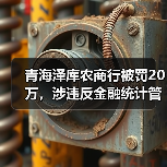 青海泽库农商行被罚20万,涉违反金融统计管理规定(图1) 青海泽库农商行被罚20万,涉违反金融统计管理规定(图1)