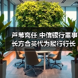 芦苇离任 中信银行董事长方合英代为履行行长职责(图2) 芦苇离任 中信银行董事长方合英代为履行行长职责(图2)