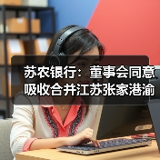 苏农银行：董事会同意吸收合并江苏张家港渝农商村镇银行并设立分支机构（图2）