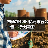 市值超4000亿元银行公告:行长离任!(图2) 市值超4000亿元银行公告:行长离任!(图2)