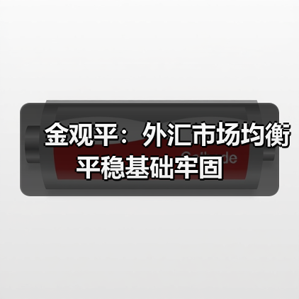 金观平:外汇市场均衡平稳基础牢固(图3) 金观平:外汇市场均衡平稳基础牢固(图3)