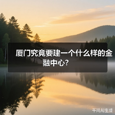 厦门究竟要建一个什么样的金融中心?(图2) 厦门究竟要建一个什么样的金融中心?(图2)