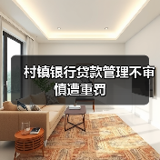 村镇银行贷款管理不审慎遭重罚(图2) 村镇银行贷款管理不审慎遭重罚(图2)
