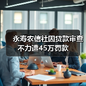 永寿农信社因贷款审查不力遭45万罚款（图3）
