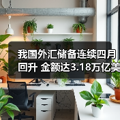 我国外汇储备连续四月回升 金额达3.18万亿美元（图4）
