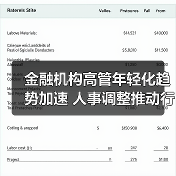 金融机构高管年轻化趋势加速 人事调整推动行业变革（图4）