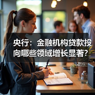 央行：金融机构贷款投向哪些领域增长显著？（图2）