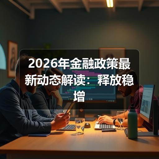 2026年金融政策最新动态解读：释放稳增长与防风险双重信号