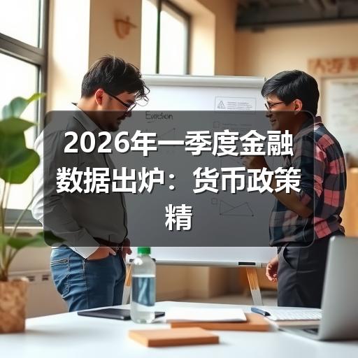 2026年一季度金融数据出炉：货币政策精准发力，经济复苏动能持续增强