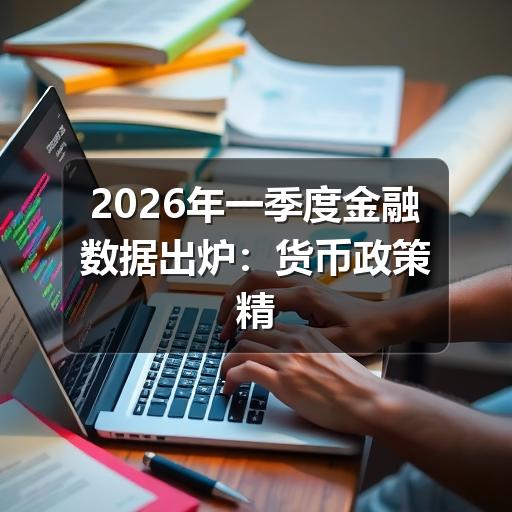 2026年一季度金融数据出炉：货币政策精准发力，经济复苏动能持续增强