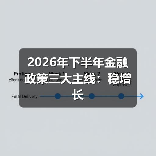 2026年下半年金融政策三大主线:稳增长、防风险与促改革