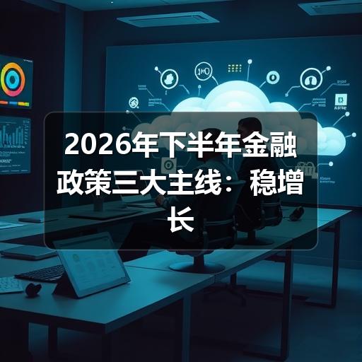 2026年下半年金融政策三大主线:稳增长、防风险与促改革