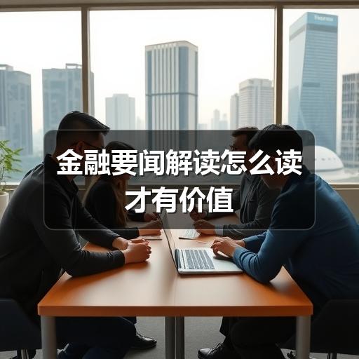 金融要闻解读怎么读才有价值